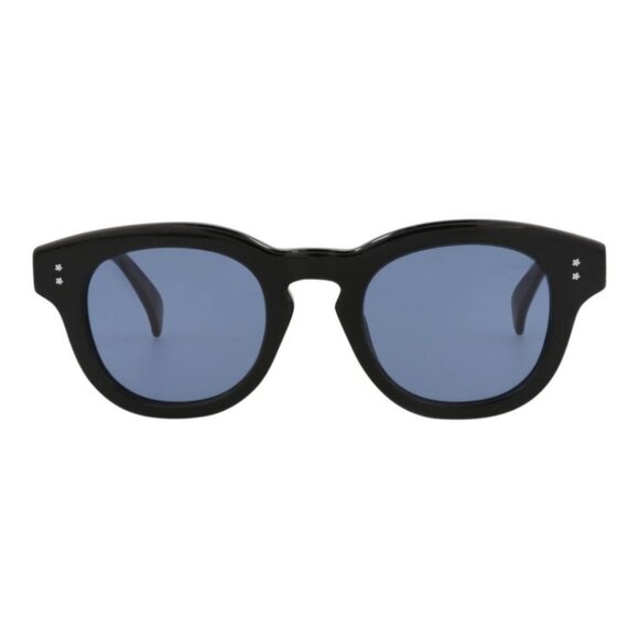 Kenzo Unisex Round/Oval Black Black Blue Fashion Designer Eyewear - Picture 1 of 4